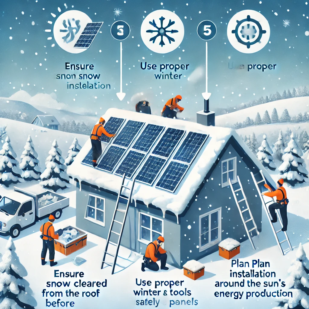 Praktische Tipps für die Solaranlagen-Installation im Winter