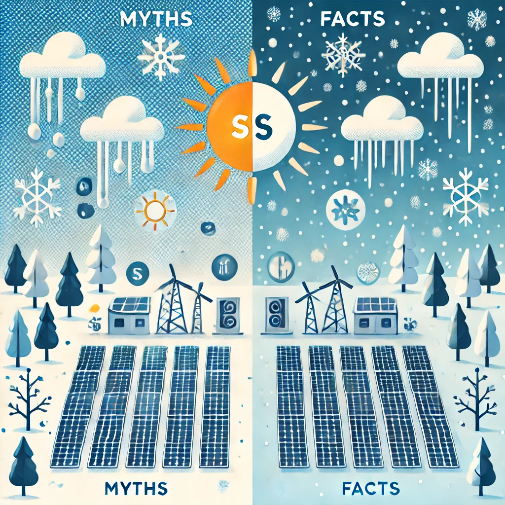 Mythen und Fakten über Solaranlagen im Winter